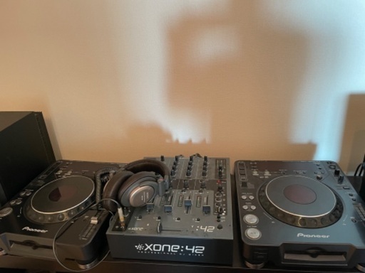 Pioneer CDJ-1000MK3/Allen&heath xone42/Fostex nf-01a speakerセット