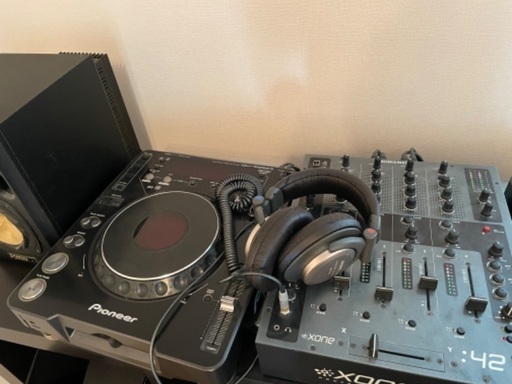 Pioneer CDJ-1000MK3/Allen\u0026heath xone42/Fostex nf-01a speakerセット