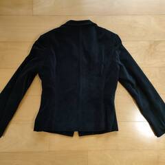 コーデュロイ（黒色）のジャケット