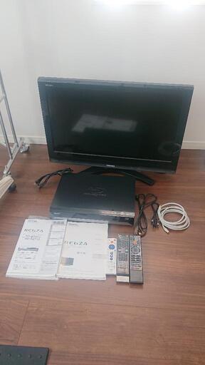 REGZA テレビ\u0026ブルーレイレコーダー セット 8500円