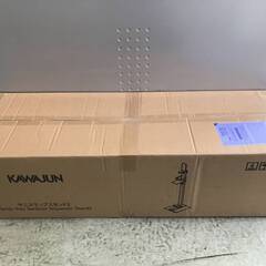 山口)下松市より　未使用品 KAWAJUN カワジュン　消毒液　ディスペンサースタンド サニステップスタンド2 LDA017KB 黒 3 　BIZJA23H