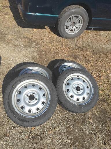 夜空 MS-948☆155/65R14 DUNLOP スタッドレス アルミセット