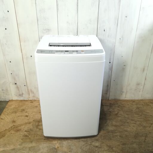 【2/14販売済み T】2020年製 AQUA AQW-S60H 全自動電気洗濯機 6.0Kg 菊倉MZ