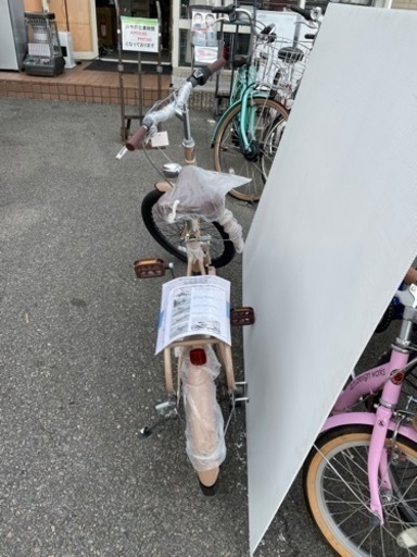 折りたたみ自転車（20インチ）モカ　ウェルビー　新品