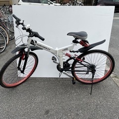 折りたたみMTB自転車     (26インチ）ダブルサスペンショ...