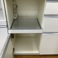 Pamouna 3枚扉レンジボード　ホワイト　キズ有