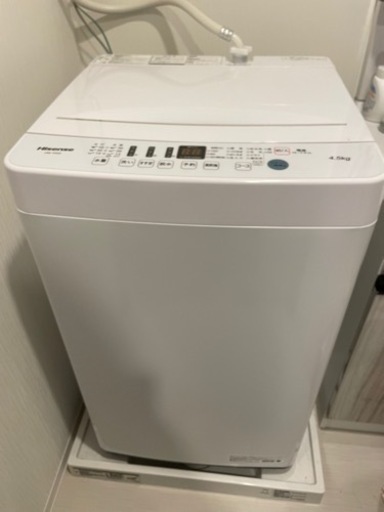 洗濯機(ほぼ未使用)【2021年製】