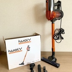 1/20まで【中古】iwoly サイクロンスティッククリーナー　掃除機