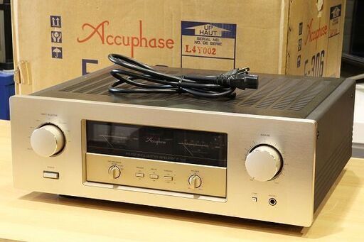 【苫小牧バナナ】動作品 Accuphase E-306 アキュフェーズ プリメインアンプ オーディオ機器 元箱あり 現品限り♪