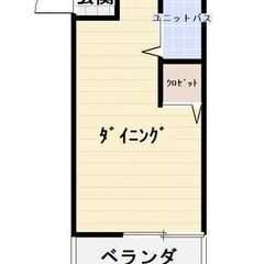 徳山駅徒歩2分(170m) フリーレント１か月　壁紙・クッションフロアリフォーム中 - 不動産