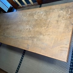 栃の木　座卓　テーブル　お店