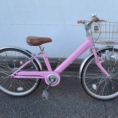 【ネット決済】1月22日9時掲載終了　22インチ　自転車　ピンク