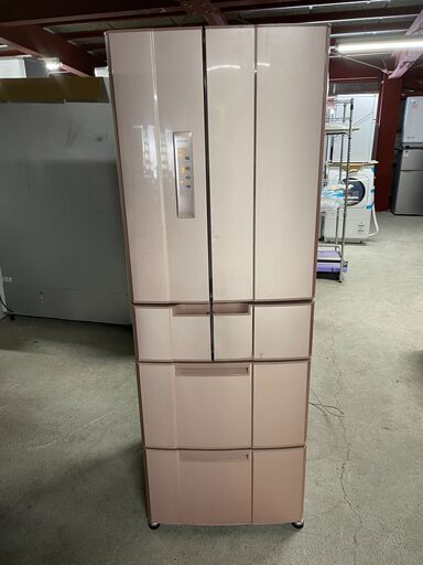 【格安】三菱 6枚ドア冷蔵庫 MR-E45P-P1 2009年製 通電確認済み 早いもの勝ち！ 引取歓迎 配送OK