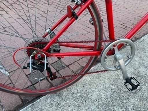 アサヒサイクル SCH700 700×28c シークレットコード Sレッド 自転車