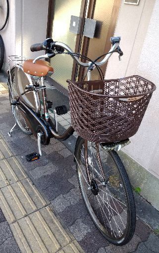 本体のみ)Panasonic ViVi DX 26吋電動アシスト自転車(チョコブラウン 