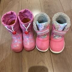 子供用　冬用長靴　ブーツ　14㎝