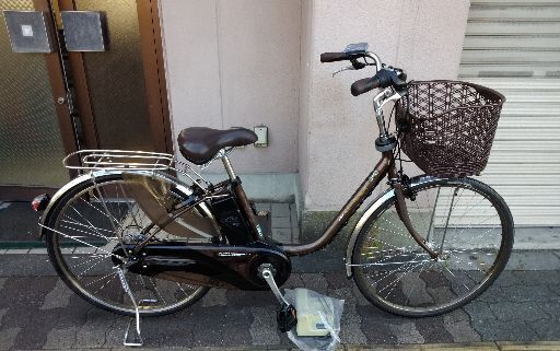Panasonic [ViVi DX]26吋 電動アシスト自転車 8.9Ahバッテリー+充電器+スペアーキー2本付き/チョコブラウン