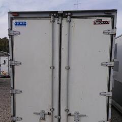 【匝瑳市八日市場】No.Y-11 補修あとあり アルミ ドライコンテナ 横扉付き 長さ約454cm×幅188cm×高さ240cmくらい 配送可