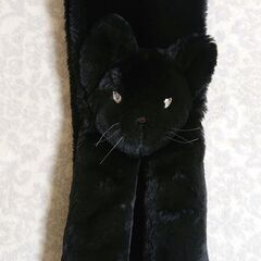黒猫マフラー（新品未使用）