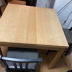 【ネット決済】IKEAの伸縮テーブルセット
