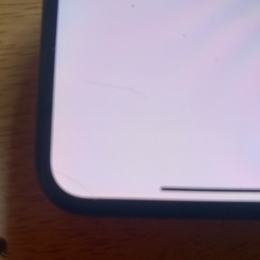 iPhone X スペースグレー 256gb simフリー 画面割れあり