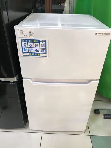 6か月間動作保証付　YAMADA　2ドア冷蔵庫　87L　2021年製【トレファク南柏店】