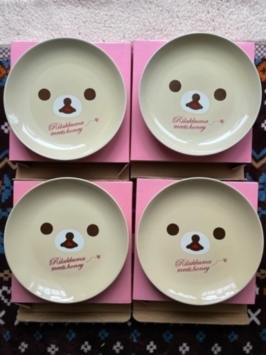 【非売品・未使用】コリラックマプレート4枚セット