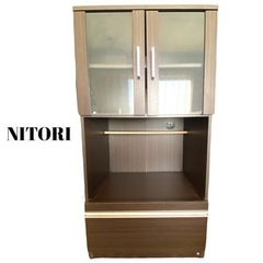 【ネット決済】ニトリ　NITORI 食器棚　中古美品