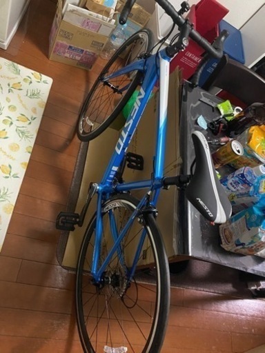 NESTO ALTERNA ロードバイク 2021 青 走行100km↓ 引取限定