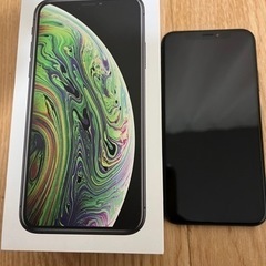 iPhone xs 本体 64GB space gray SIMフリー