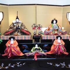京都桃玄の雛人形 二段飾り 