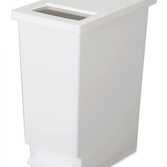 ゴミ箱 45L 日本製 プッシュタイプ ペダル式 ホワイトの画像