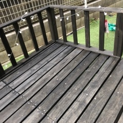 ウッドデッキ 1.5畳分