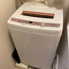 【良品】AQUA AQW-KS60C 6kg 全自動洗濯機　20...