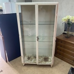 アンティーク キャビネット ケビント ヴィンテージガラスキャビネット ケビント 1980-90年代 古録展