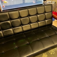 カリモク60 Kチェア 2シーター スタンダードブラック 中古 美品