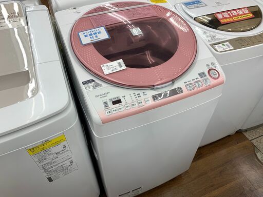 SHARP（シャープ）乾燥機能付き洗濯機8.0kg　2015年　ES-TX85KS