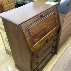 KM-63【ご来店頂ける方限定】EZO蝦夷民芸　クレアシリーズ　ライティングビューロー