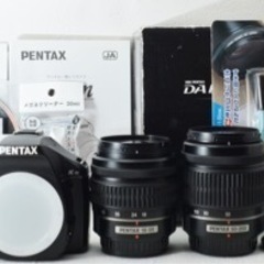 初心者向け●純正Wズームレンズ●Wi-Fi転送●ペンタックス K-m 1ヶ月動作保証あり！安心のゆうパック代引き発送！送料、代引き手数料無料！ 初心者向け○純正Wズームレンズ○Wi-Fi転送○ペンタックス K-m 1ヶ月