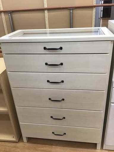 【トレファク神戸新長田】アイボリーの6段チェスト入荷しました!!!【取りに来れる方限定】
