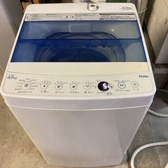 美品　Haier 2018年　4.5kg 全自動洗濯機 JW-C...