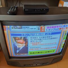 【ネット決済】SHARP25インチブラウン管テレビ　地デジチュー...