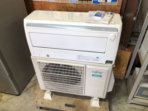 【動作保証あり】FUJITSU nocria 2019年 AS-M28H 10畳用 2.8kw ルームエアコン【管理KR227】