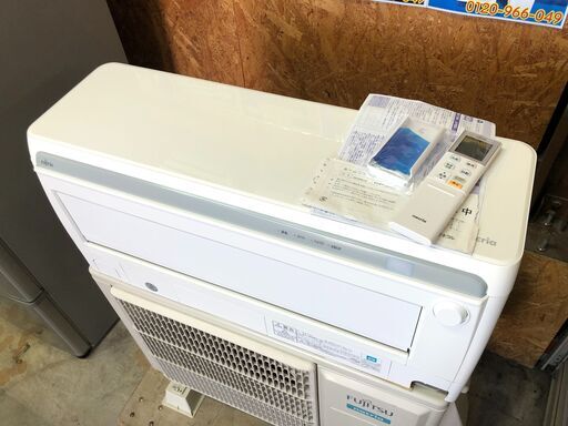 【動作保証あり】FUJITSU nocria 2019年 AS-M28H 10畳用 2.8kw ルームエアコン【管理KR227】