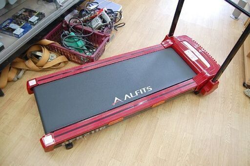 ALINCO ランニングマシン AFR2116 ～10km レッド系 動作確認済み