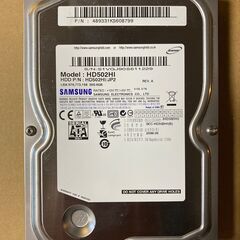 HDD ハードディスク 500GB