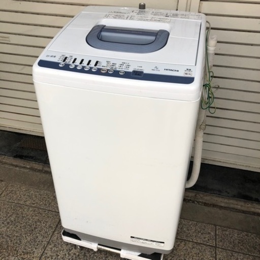 #6002 日立 全自動洗濯機 NW-T73-A 白い約束 7kg 2017年製