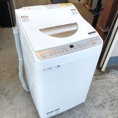 動作保証あり】SHARP シャープ 2018年 ES-TX5B 5.5kg/3.5kg 洗濯乾燥機【
