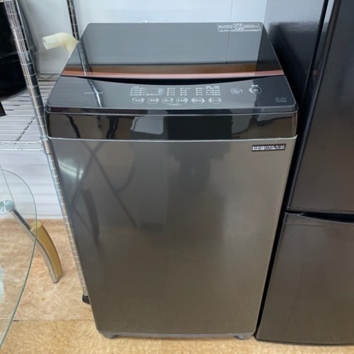 オシャレな黒色✨アイリスオーヤマ 全自動洗濯機 6.0kg