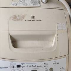 値下げ1,000円【洗濯機】東芝・2012年製・4.2kg用
